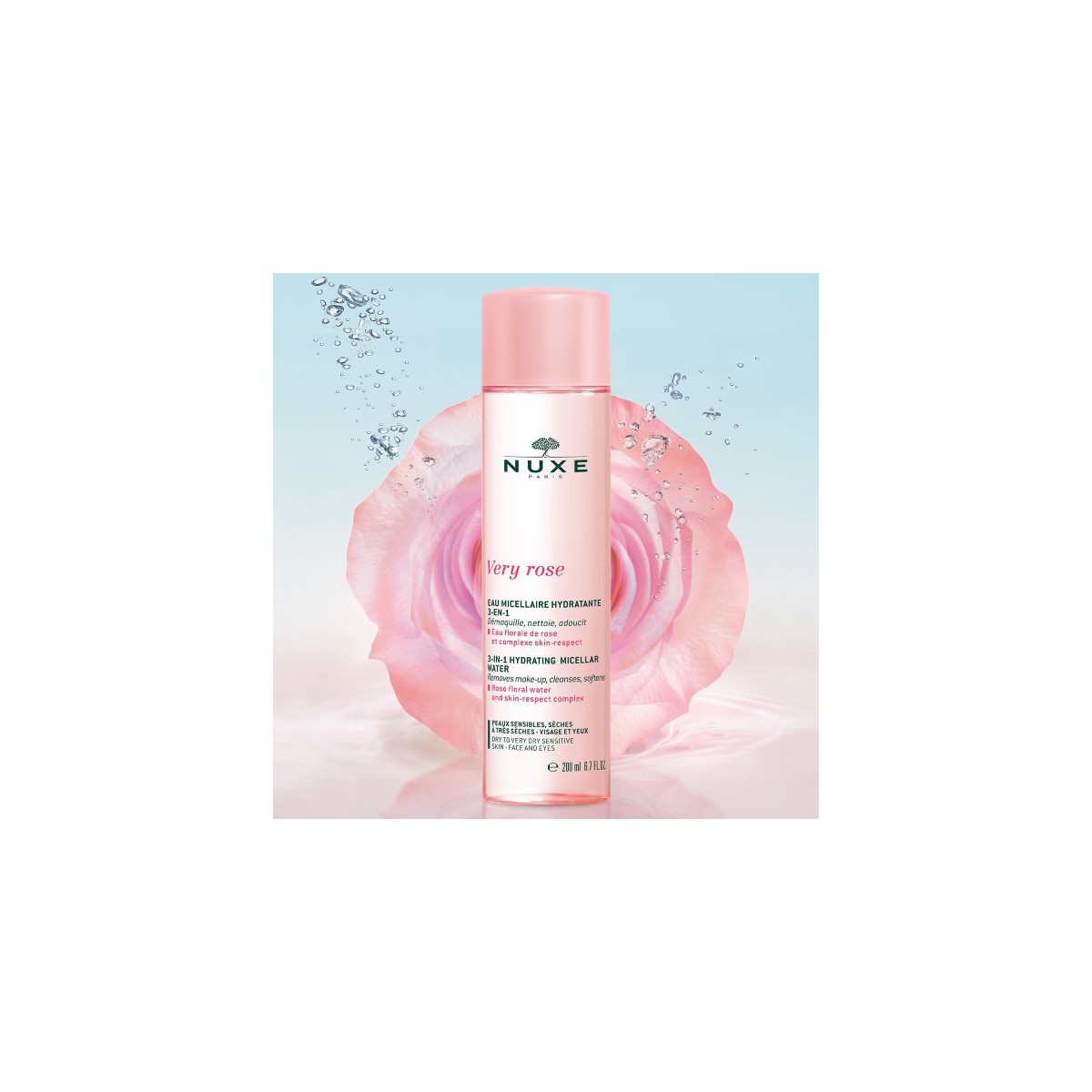 NUXE VERY ROSE AGUA MICELAR HIDRATANTE 3 EN 1...