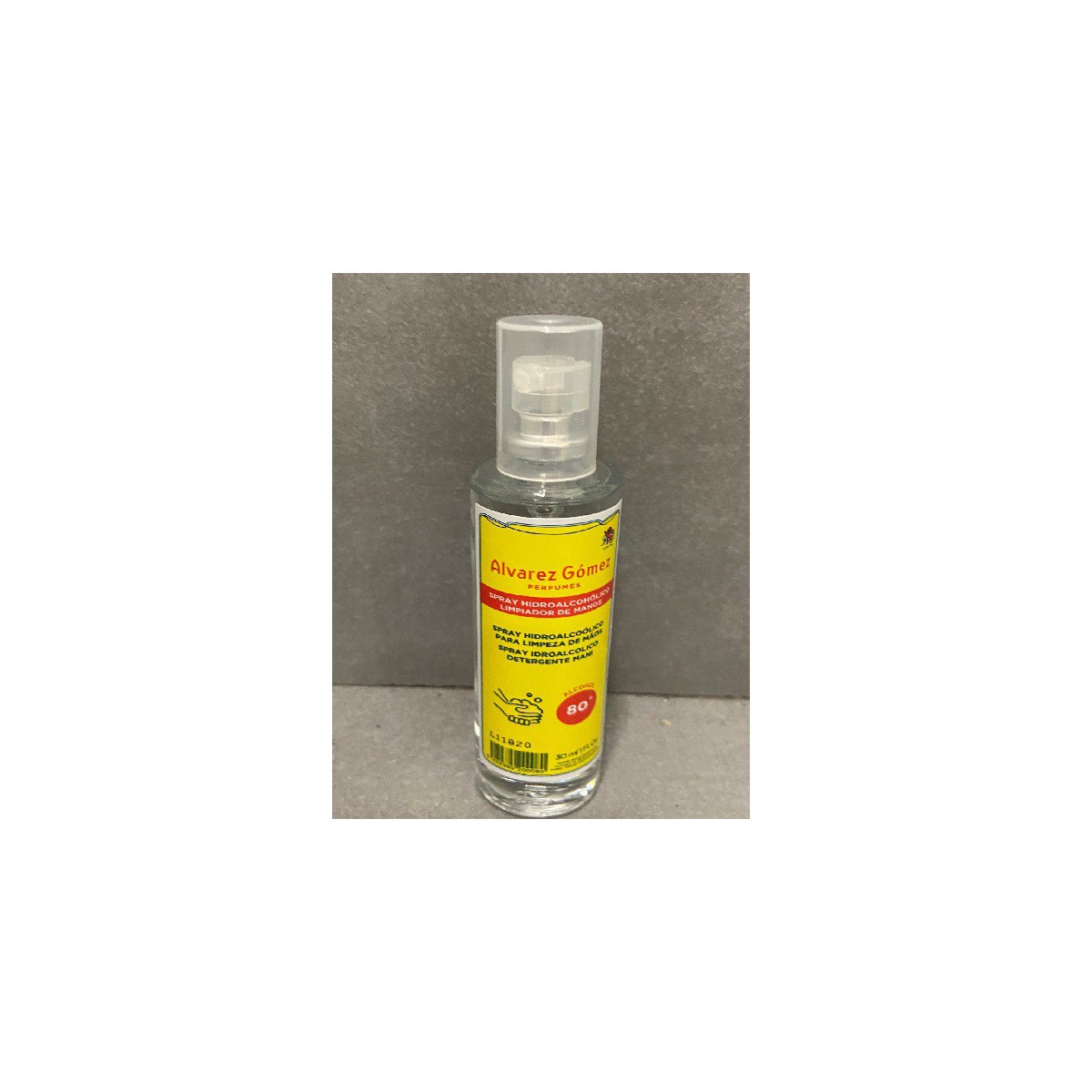 SPRAY HIDROALCOHÓLICO 30ML  ALVAREZ GOMEZ