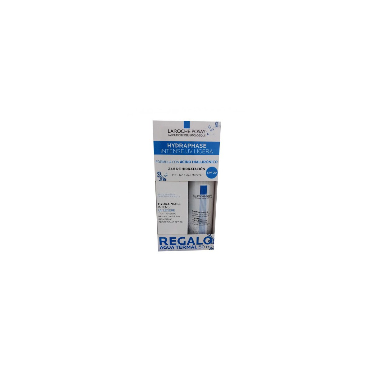 PACK HIDRAFASE INTENS UV LIGERA  AGUA THERMAL...