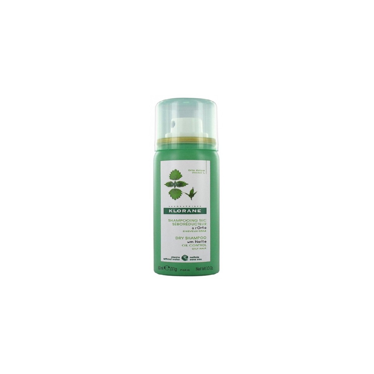 CHAMPÚ SECO KLORANE A LA ORTIGA 50ML