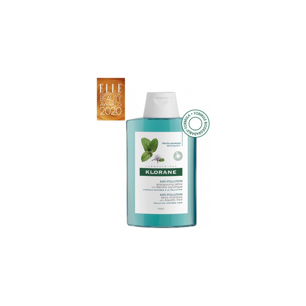 KLORANE CHAMPÚ DETOX A LA MENTA ACUATICA 200 ML