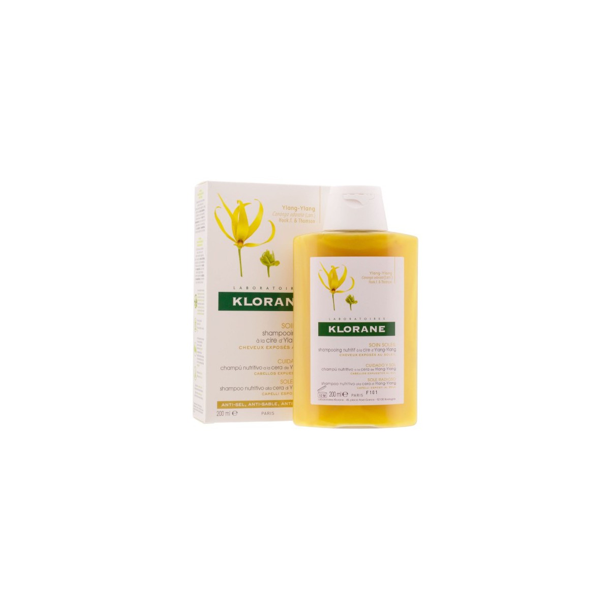 KLORANE CHAMPU A LA CERA DE YLANG YLANG...