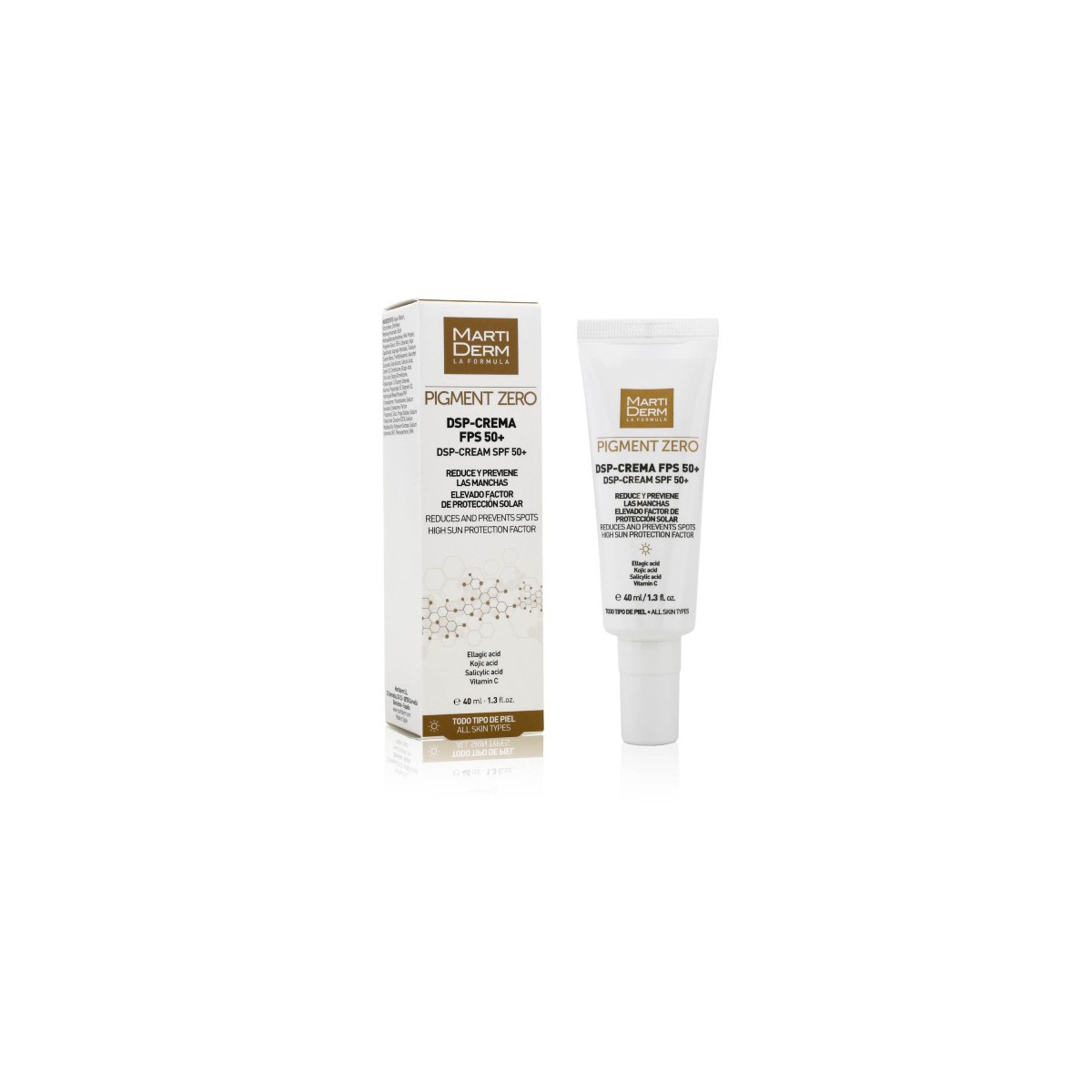 DSP CREMA FPS50 40 ML PIGMENT ZERO