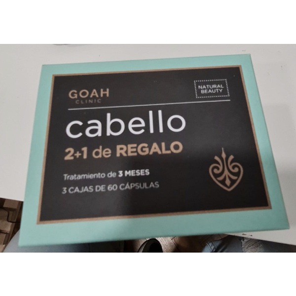 GOAH CLINIC CABELLO DURACIÓN 3 MESES 3x60 cápsulas