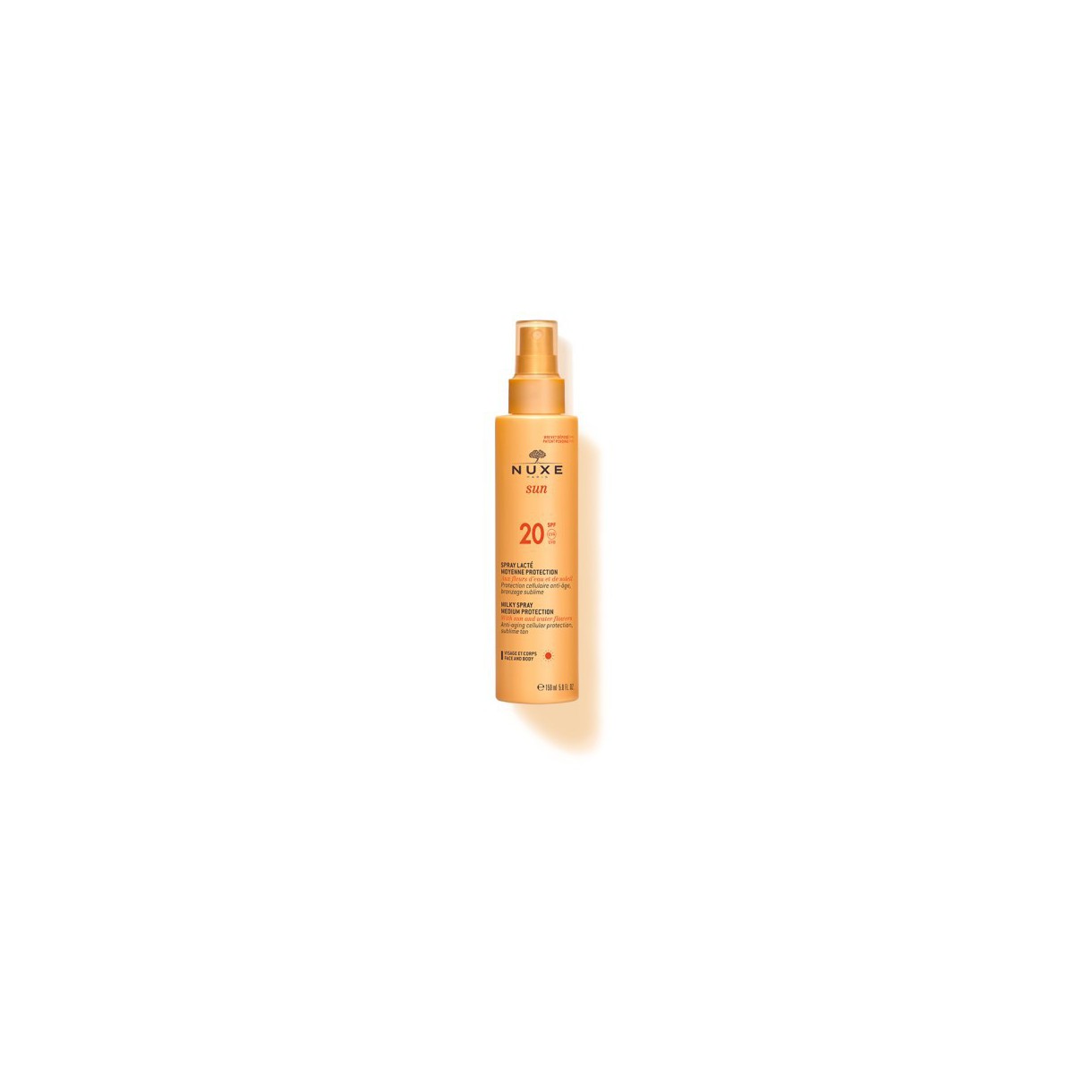 NUXE SUN SPRAY LACTEE MOYENNE PROTECTION 20 SPF...