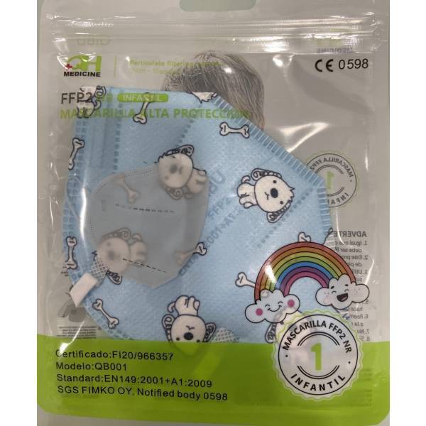 MASCARILLA FFP2 INFANTIL DISTINTOS MODELOS