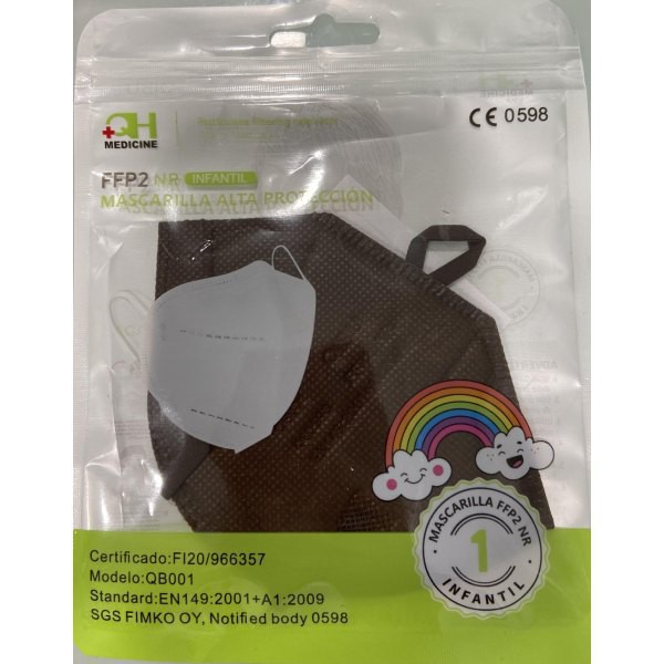 MASCARILLA FFP2 INFANTIL DISTINTOS MODELOS