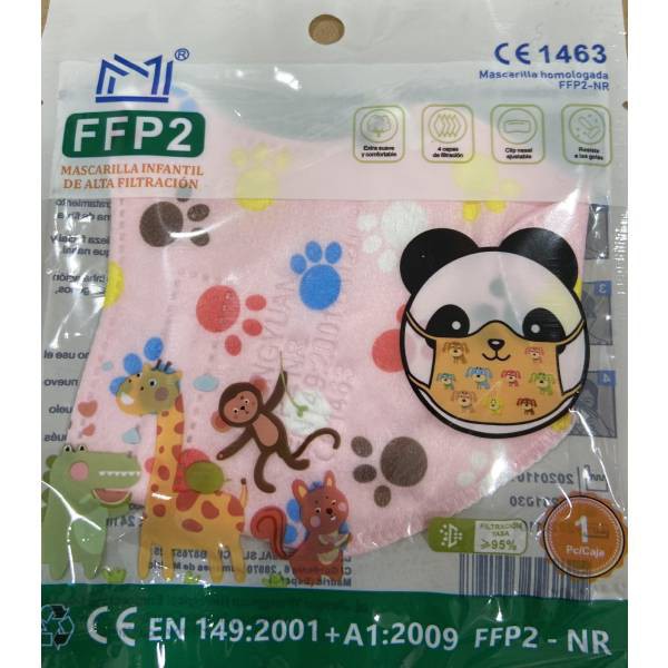 MASCARILLA FFP2 INFANTIL DISTINTOS MODELOS