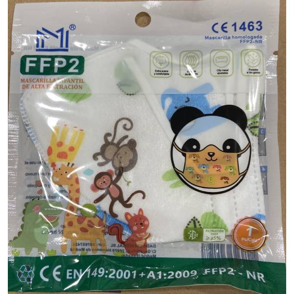 MASCARILLA FFP2 INFANTIL DISTINTOS MODELOS