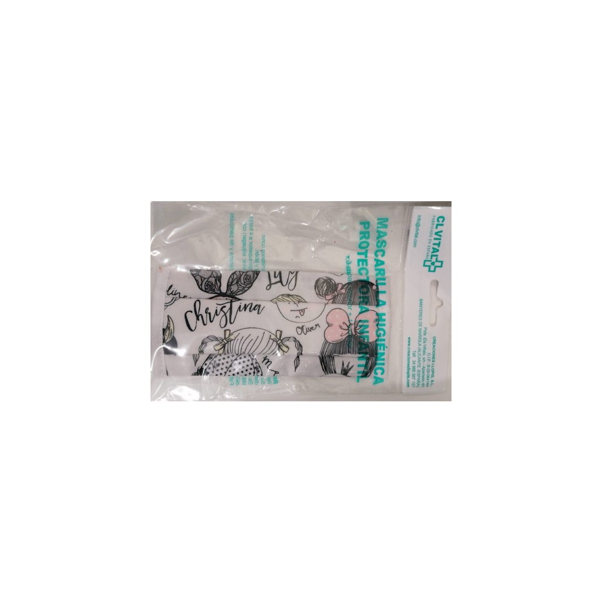 MASCARILLA HIGIENICA REUTILIZABLE CLVITAL...