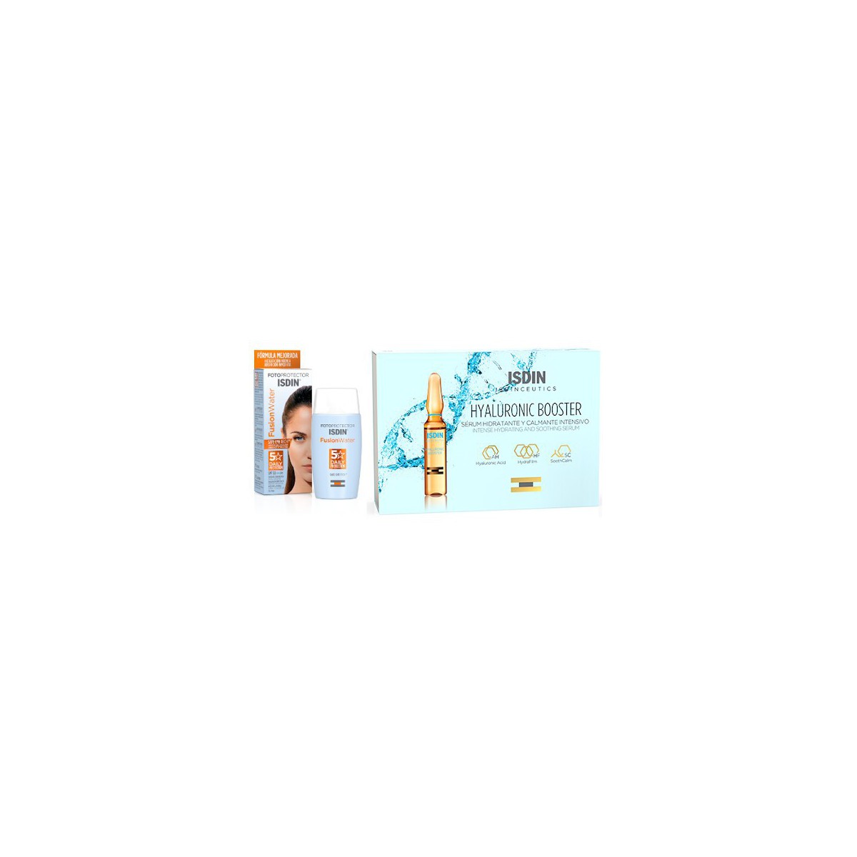 ISDIN PACK FUSION WATER  HYALURONIC BOOSTER