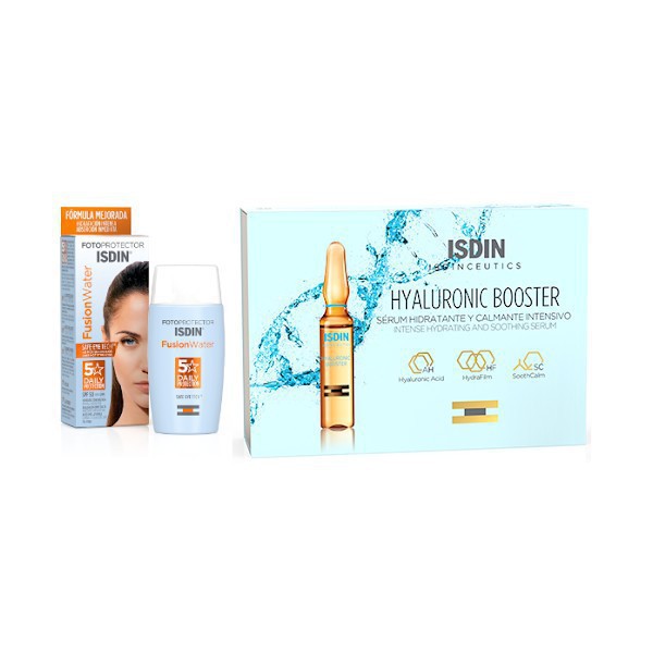 ISDIN PACK FUSION WATER  HYALURONIC BOOSTER