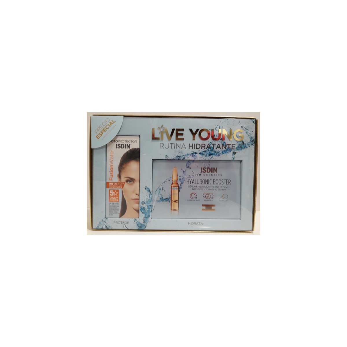 ISDIN PACK FUSION WATER  HYALURONIC BOOSTER