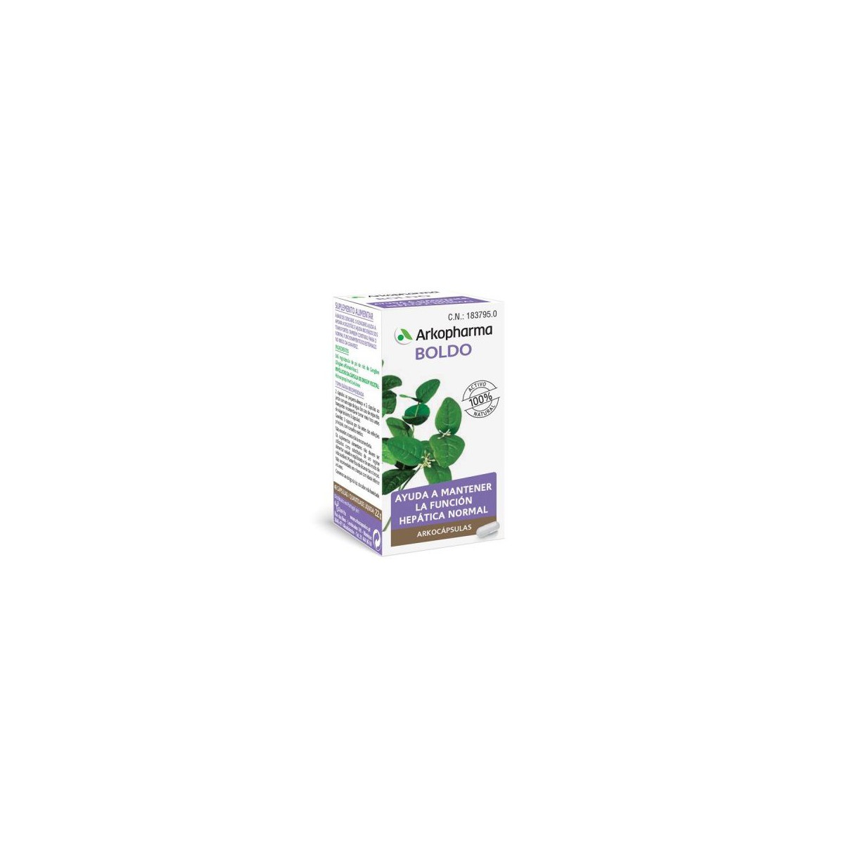 ARKOCAPSULAS BOLDO 260 mg 48 CAPSULAS