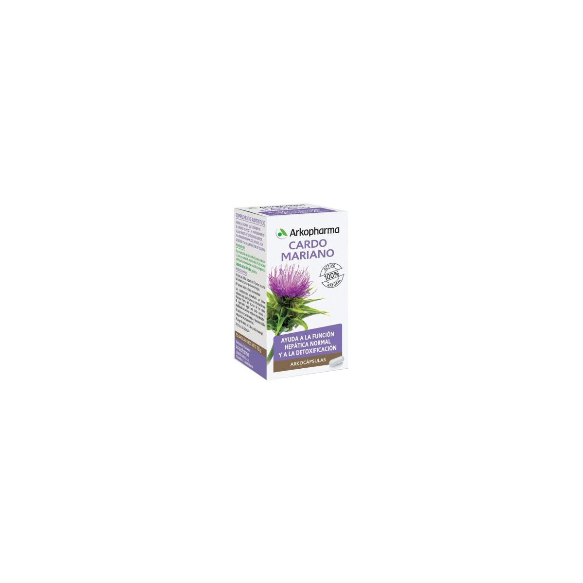 CARDO MARIANO ARKOPHARMA 300 mg 100 CAPSULAS
