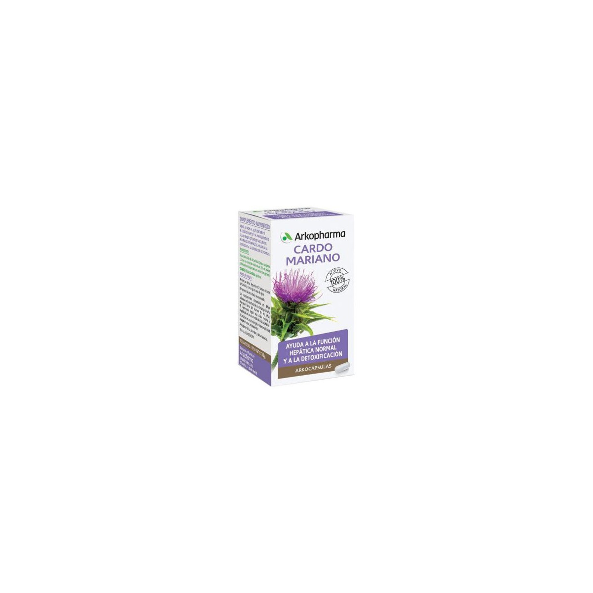 CARDO MARIANO ARKOPHARMA 300 mg 50 CAPSULAS