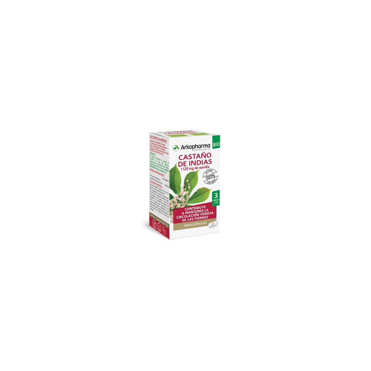 CASTAÑO DE INDIAS ARKOPHARMA 275 mg 48 CAPSULAS