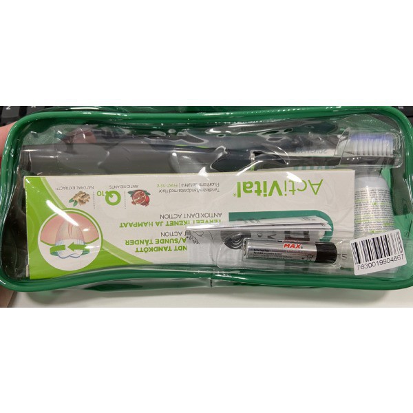 NECESER DENTIFRICO  COLUTORIO  SOFT PICKS  CEPILLO GUM SONIC ACTIVITAL CON PILA