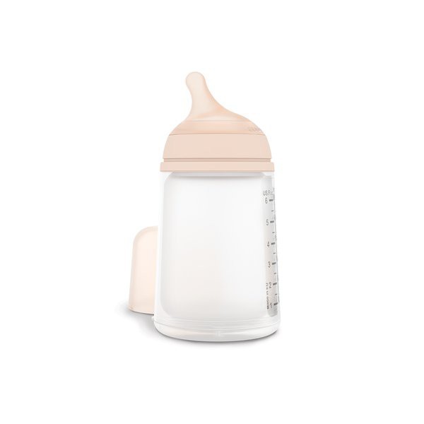 BIBERON ANTICOLICO TETINA LACTANCIA SILICONA MIXTA SUAVINEX 180 ML
