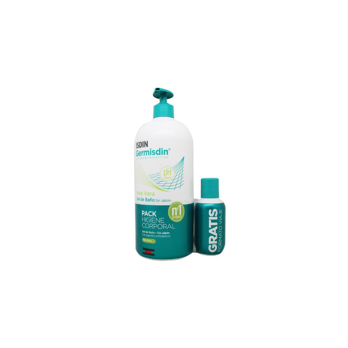 PACK GERMISDIN ALOE VERA 1000ML  FORMATO VIAJE