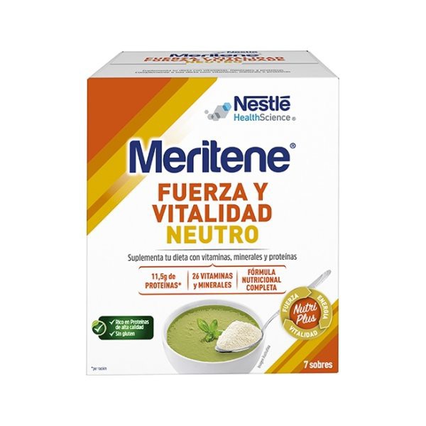 MERITENE NEUTRO AL PLATO 7 SOBRES 50 g SABOR NEUTRO