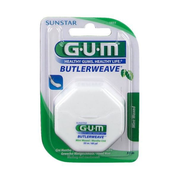 GUM1855 DENTAL SEDA CON CERA MENTOLADA 548 M