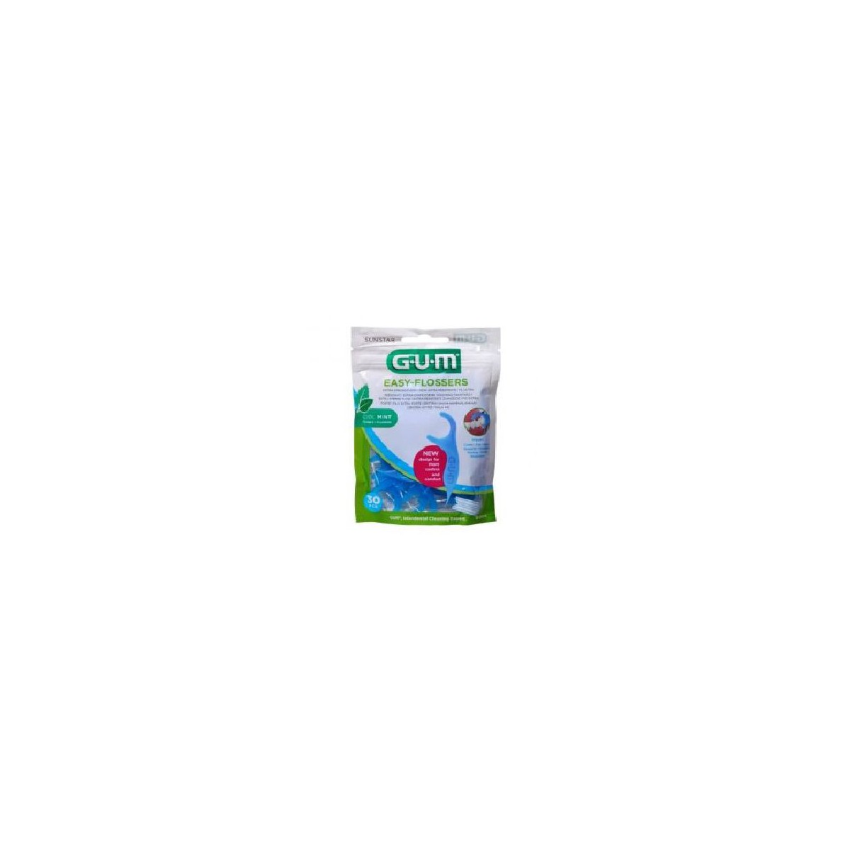 GUM EASY FLOSSERS 30 U