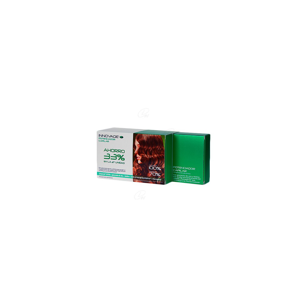 INNOVAGE POTENCIADOR CAPILAR ANTICAÍDA 2 X 30 CAPS
