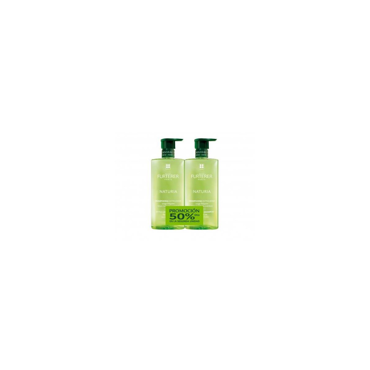 DUPLO CHAMPU NATURIA 500ml 50 RENE FURTERER