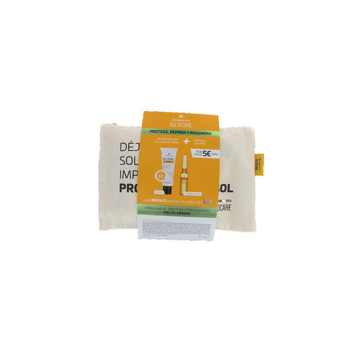 CANTABRIA LABS HELIOCARE PACK GEL OILFREE  10...