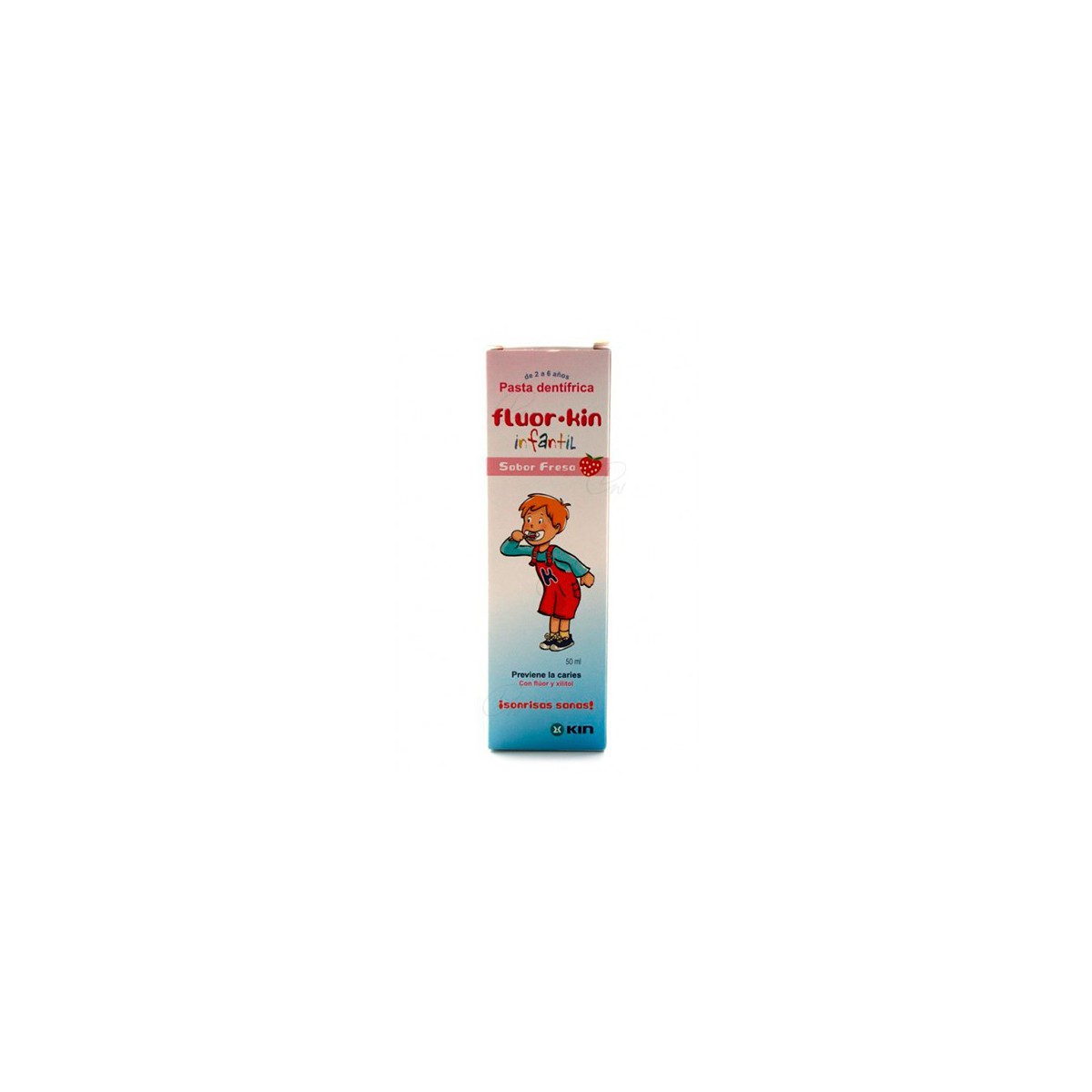 FLUOR KIN INFANTIL PASTA DENTIFRICA FRESA 75 ML