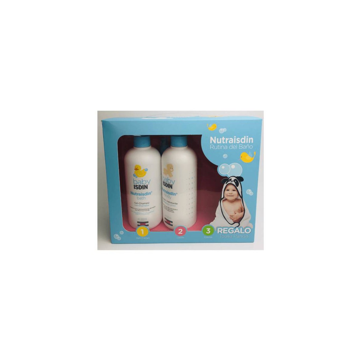 PACK NUTRAISDIN BATH 200MLBODY 200ML TOALLA