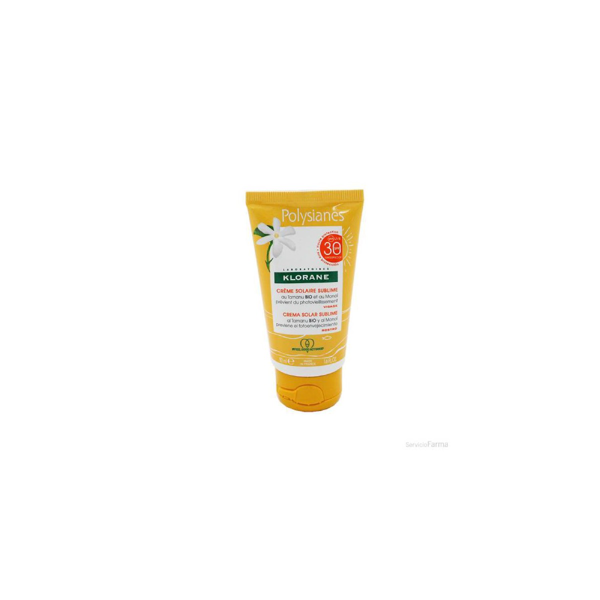 KLORANE POLYSIANES CREMA SOLAR SUBLIME SPF 30...