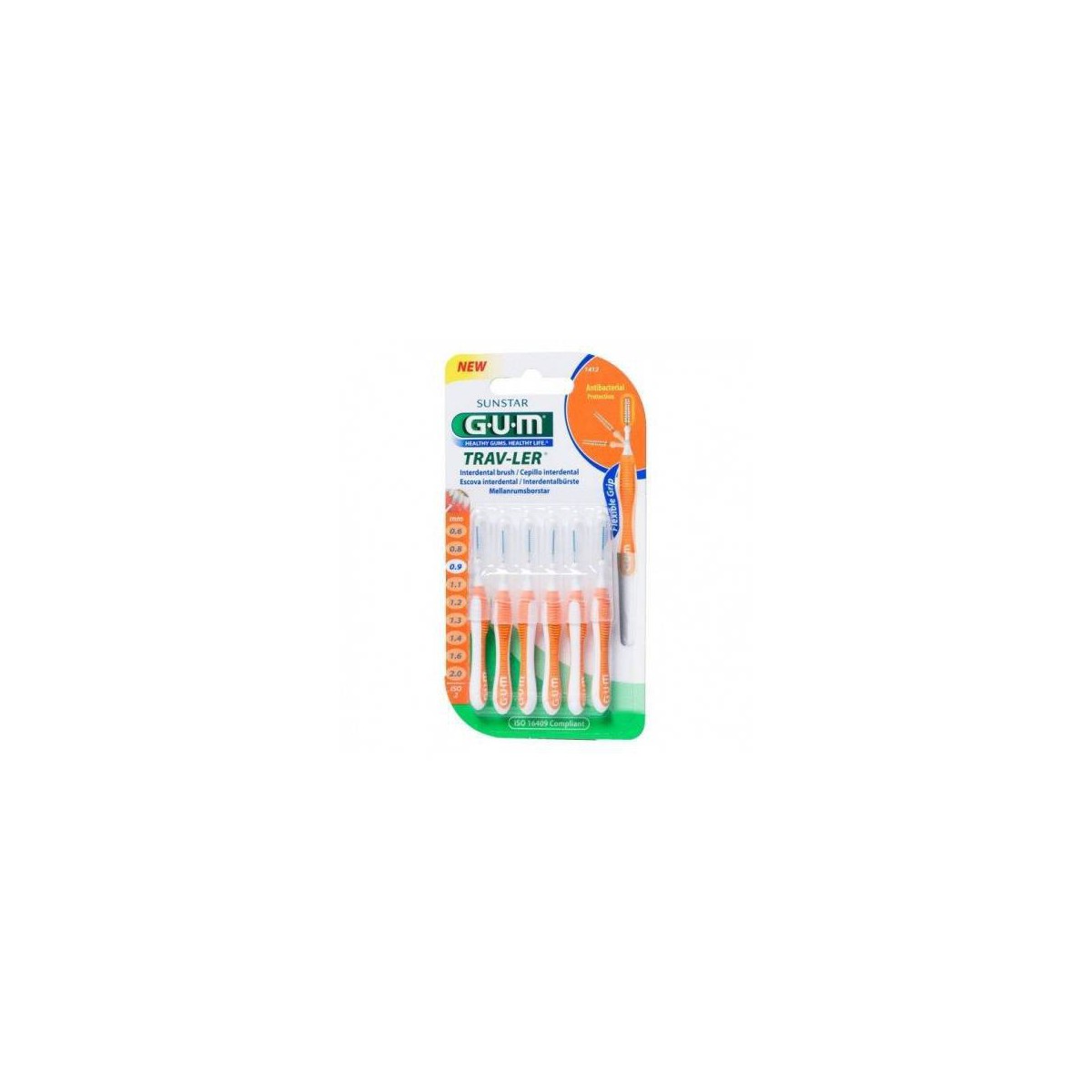 CEPILLO INTERDENTAL VIAJE GUM 1412 TRAVLER...