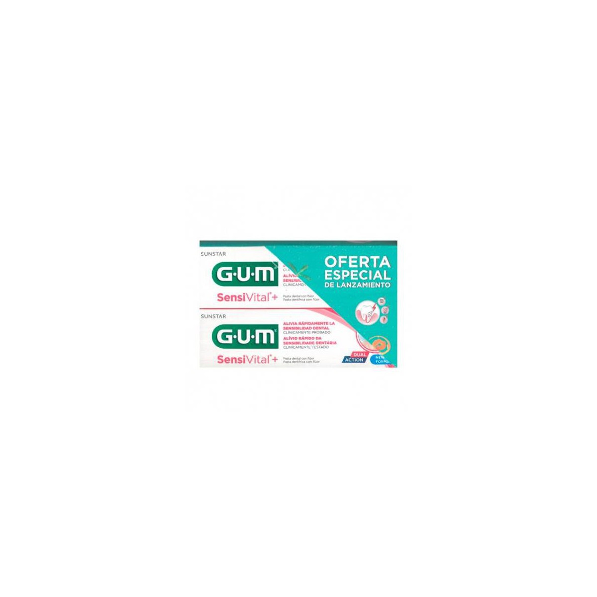 GUM SENSIVITAL PASTA DENTRIFICA 2X75ML