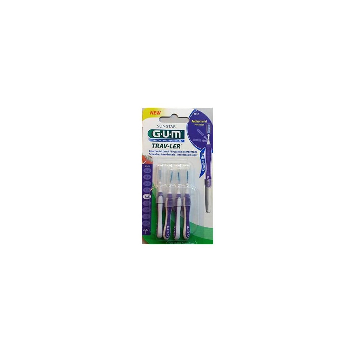 GUM TRAVLER INTERDENT 1512 4U