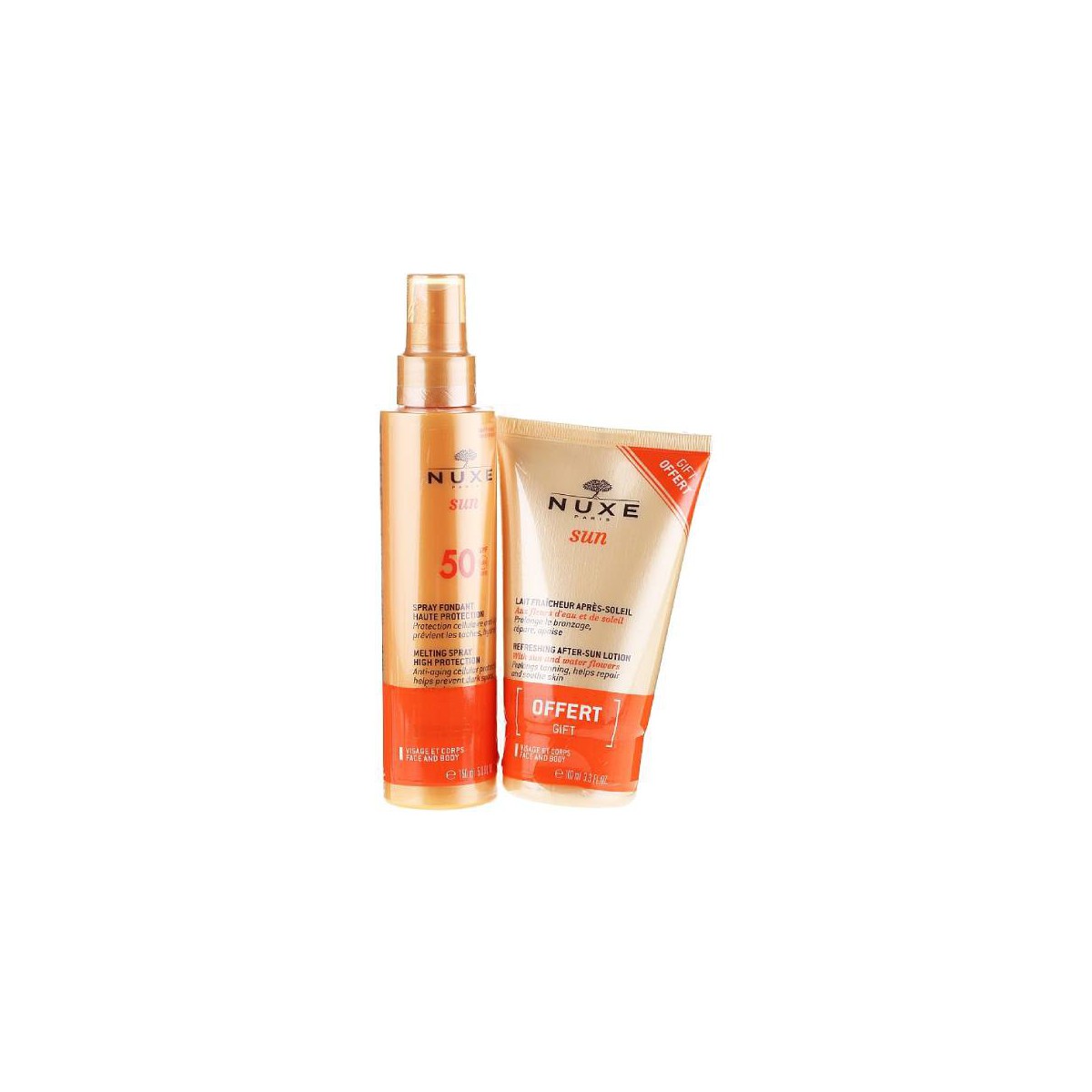 NUXE SUN SPRAY SPF 50  AFTER SUN 100ML