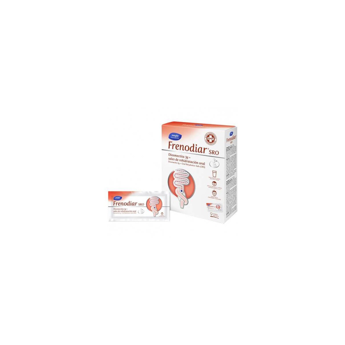 FRENODIAR SRO 9 SOBRES SABOR FRESA