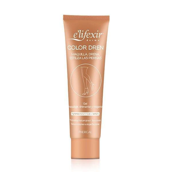 ELIFEXIR DERMO COLOR DREN GEL MAQUILLAJE DRENANATE Y RELAJANTE 1 TUBO 150 ml