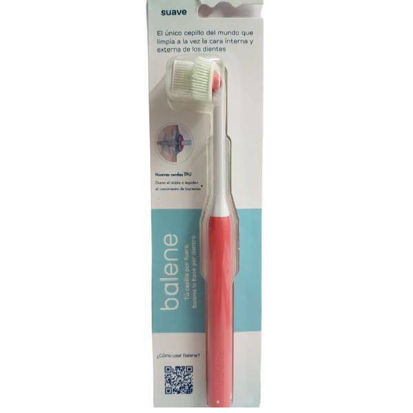 CEPILLO DENTAL ADULTO BALENE 1 UNIDAD TAMAÑO MEDIO DUREZA SUAVE