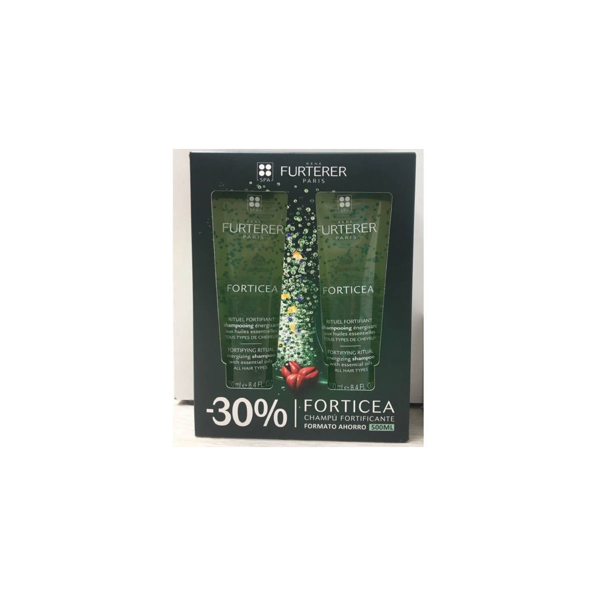RENE FURTERER FORTICEA DUPLO CHAMPU 30