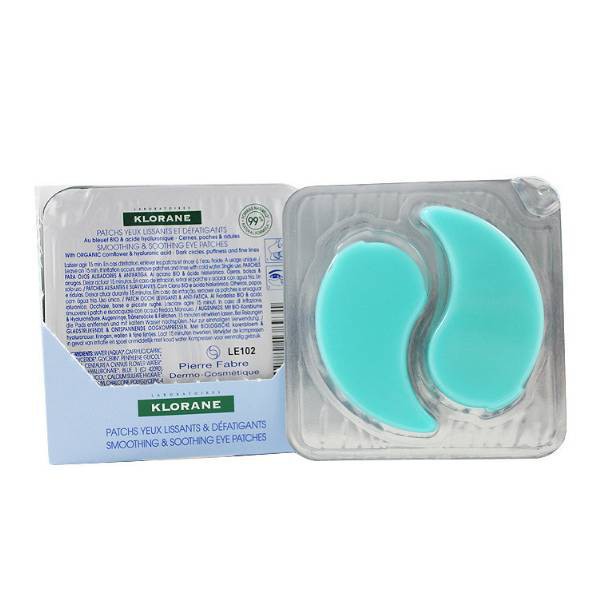 KLORANE PATCHS ALISANTES DESFATIGANTES AL ACIANO 2 PATCHS