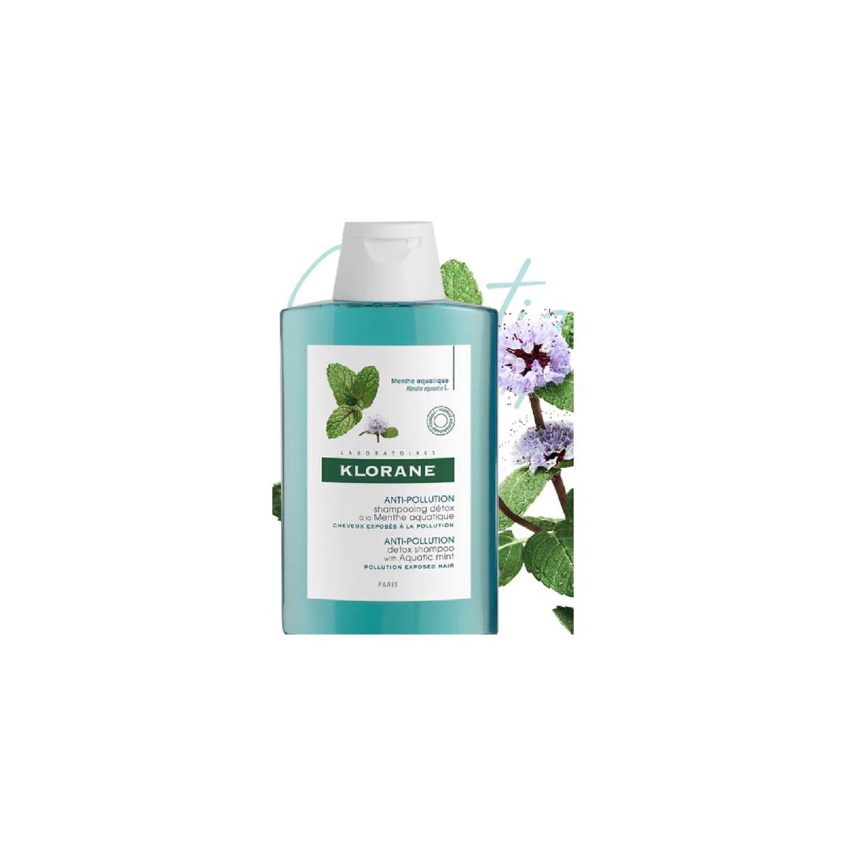 KLORANE CHAMPU DETOX A LA MENTA ACUATICA 400 ML