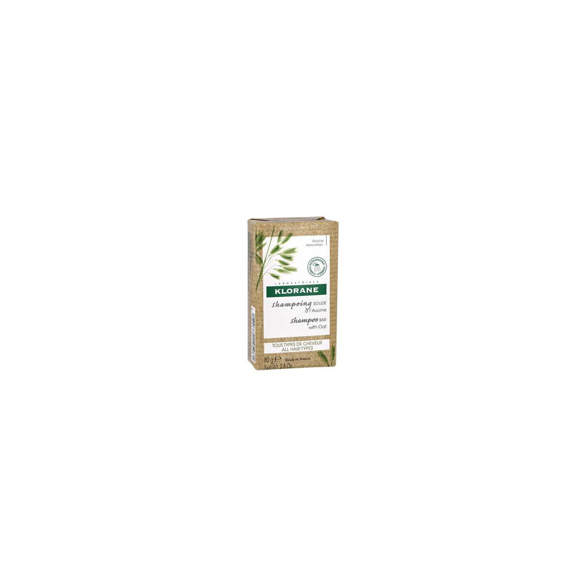 KLORANE CHAMPÚ SÓLIDO AVENA 80GR
