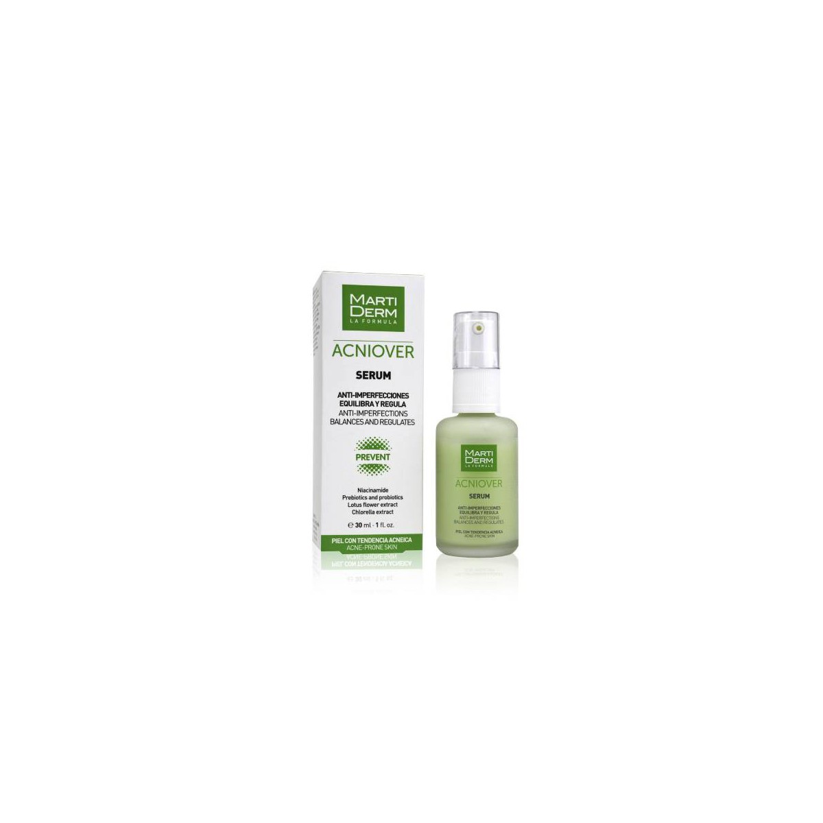 MARTIDERM ACNIOVER SERUM 1 ENVASE 30 ml