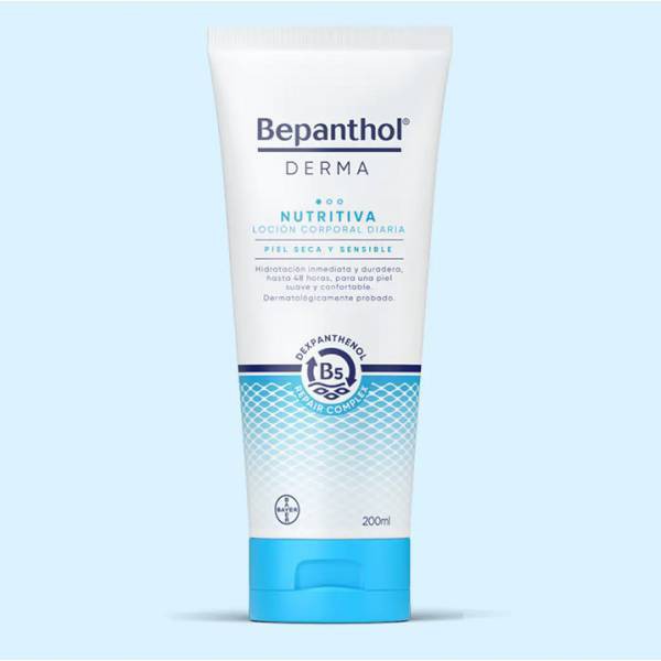 BEPANTHOL DERMA NUTRITIVA LOCION CORPORAL DIARIA 1 ENVASE 200 ml