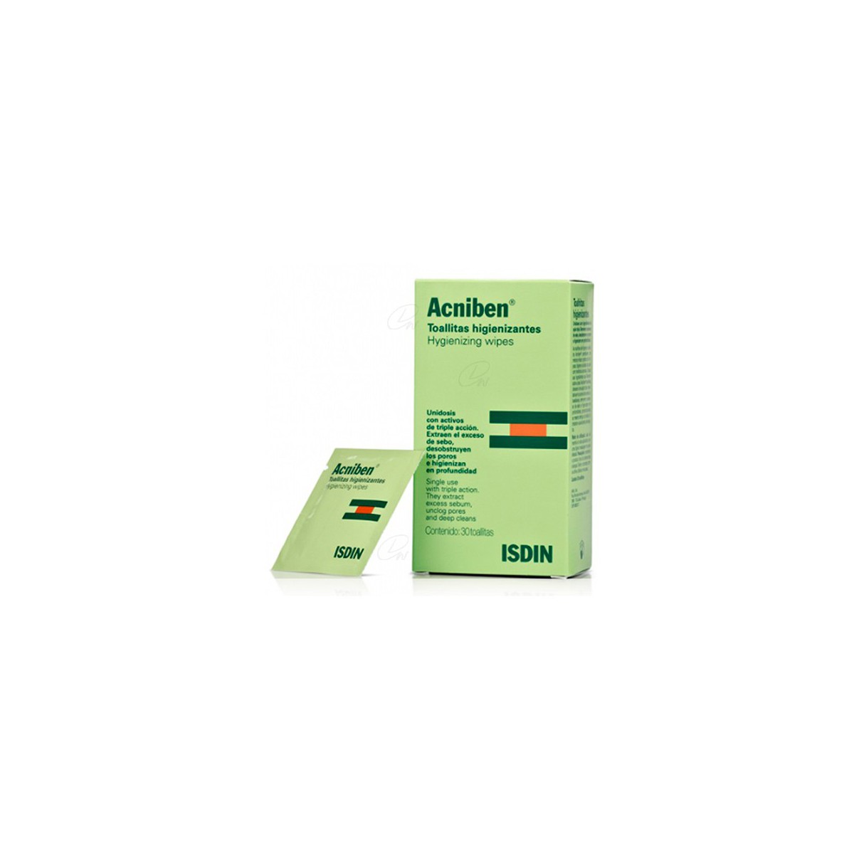 ACNIBEN TOALLITAS HIGIENIZANTES 30U  ISDIN