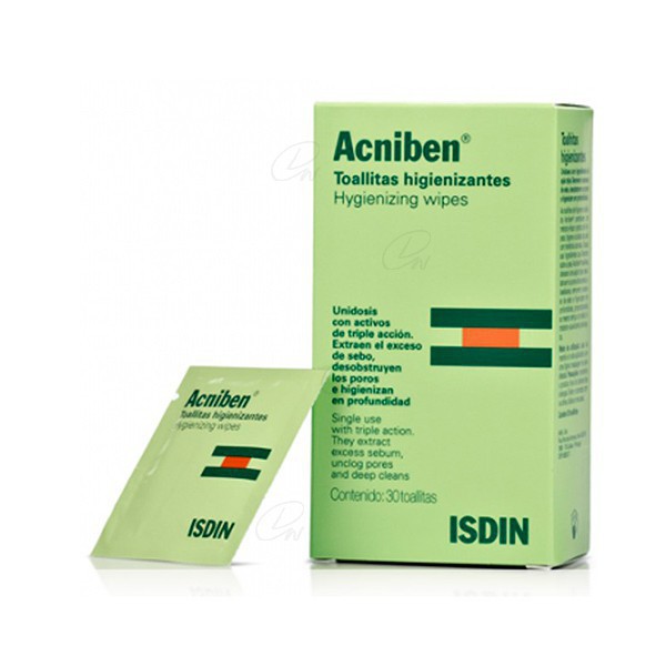ACNIBEN TOALLITAS HIGIENIZANTES 30U  ISDIN
