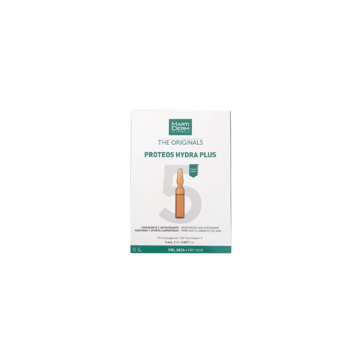 MARTIDERM PROTEOS HYDRA PLUS 5 AMPOLLAS 2 ml
