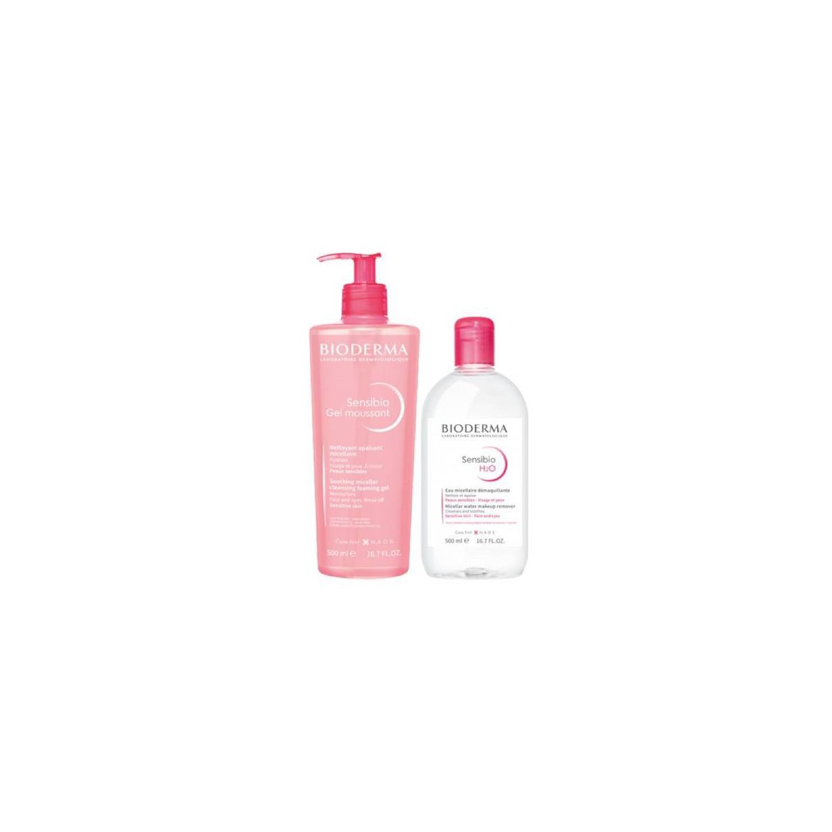 BIODERMA SENSIBIO PACK GEL MOUSSANT 500ML  H2O...
